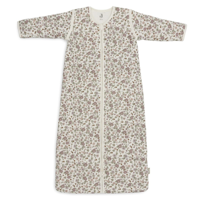 Krem bijela vreća za spavanje s rukavima RETRO FLOWERS 6-18 m, Jollein