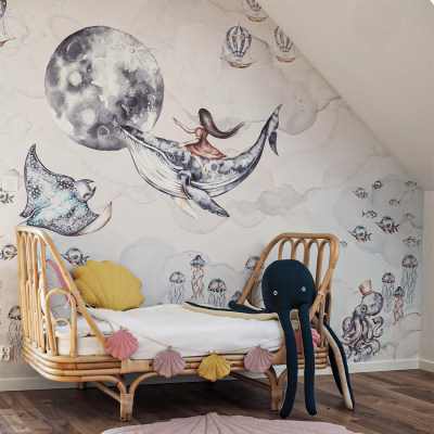 Tapeta za dječju sobu OCEAN DEEP (400x280cm), Malumi