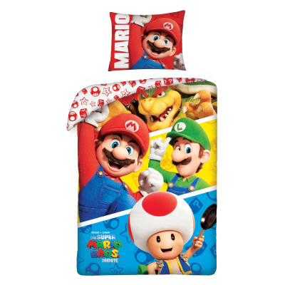 Posteljina SUPER MARIO 140x200 cm
