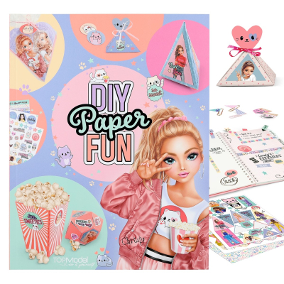 TOPModel kreativna knjiga DIY Paper Fun, CUTIE STAR