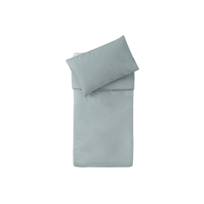 Zelena 2-dijelna posteljina TWINKLING SEA GREEN, 135/140x100 cm, Jollein