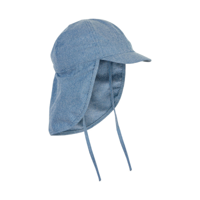 Jeans plava kapa - kapa sa šilterom za bebe sa UV zaštitom (UPF 50+) 6-12 m - FADED DENIM, En Fant