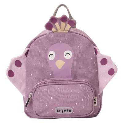 Ljubičasti dječji ruksak MRS. PEACOCK, Trixie