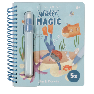 Vodna čarobna knjiga Water Magic JIM & Friends (3 godine+), Little Dutch (125469)