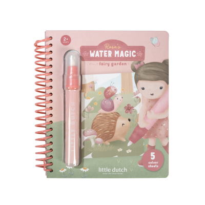Vodna čarobna knjiga Water Magic Rosa Fairy Garden (2 godine+), Little Dutch