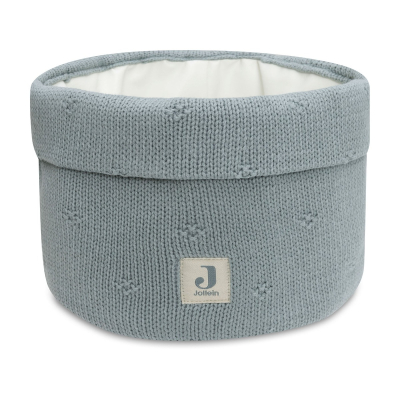 Zelena pletena  košara za pohranu Cosy Knit Sea Green, Jollein®