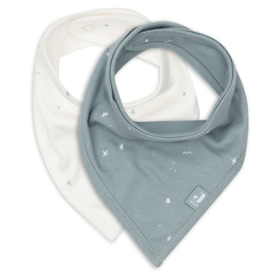 Zeleni podbradnjak TWINKLING SEA GREEN (2 kosa), Jollein®