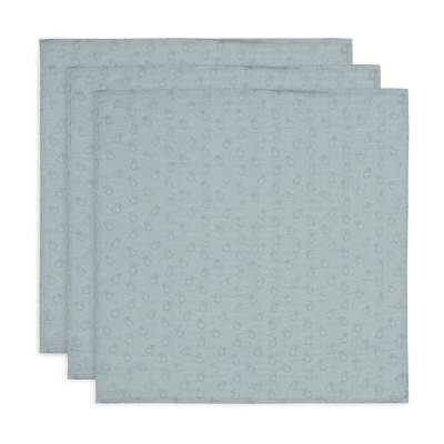 Zelene tetra pelene MIFFY SILHOUETTES SEA GREEN (70X70 cm) – 3 kosi, Jollein®