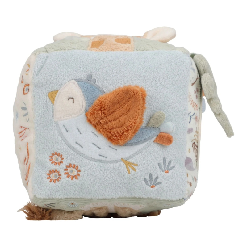 Senzorna kocka Safari Friends Little Dutch | Mekana edukativna igračka za bebe 0m+
