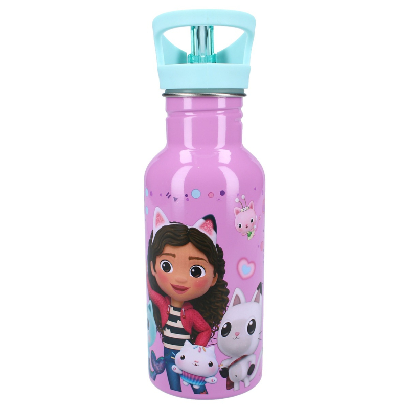 Vijolična otroška steklenička GABBY'S DOLL HOUSE, Take A Sip (500 ml) 