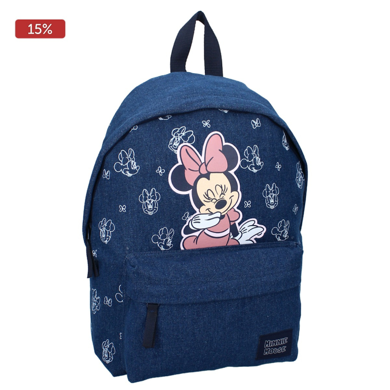 Plavi dječji ruksak Minnie Mouse, Denim Revival (799-01107) Disney