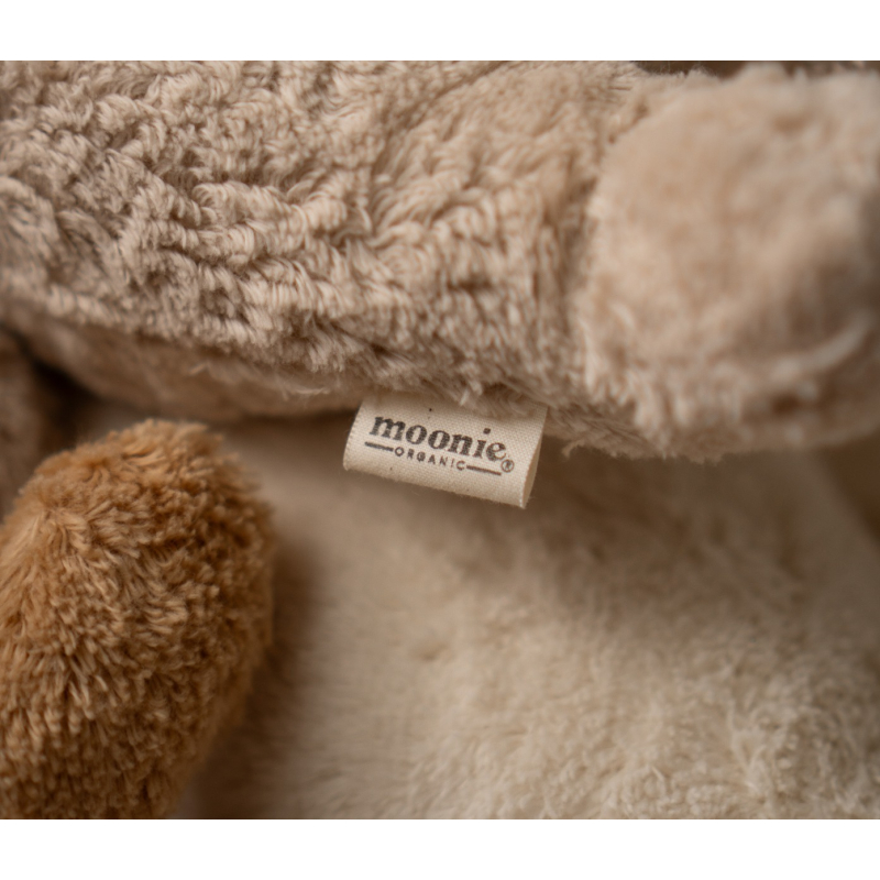 Smeđa PREMIUM tješilica za bebe Bunny Doudou, Moonie® - CAPPUCCINO