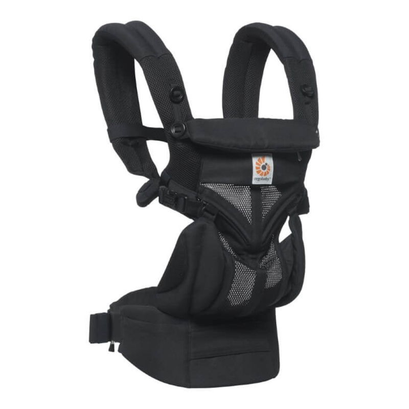Črna Ergobaby nosilka Cool Air Omni 360