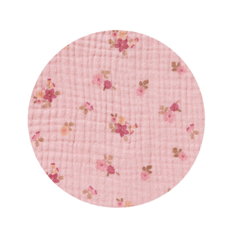 Roza muslin slinček CVETLICE, BabyOno-4