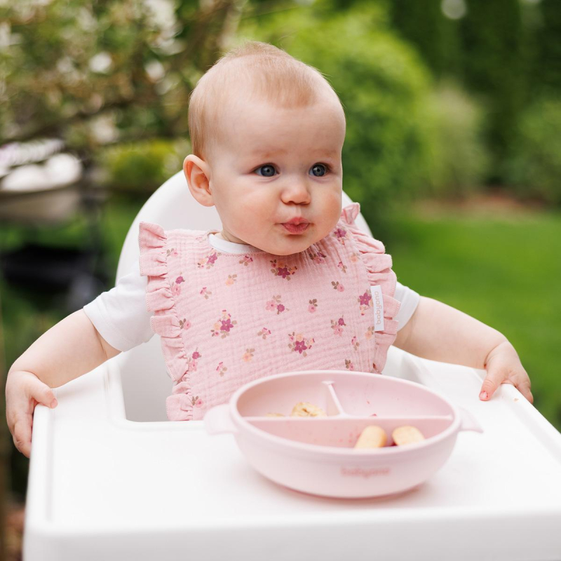 Roza muslin slinček CVETLICE, BabyOno-5
