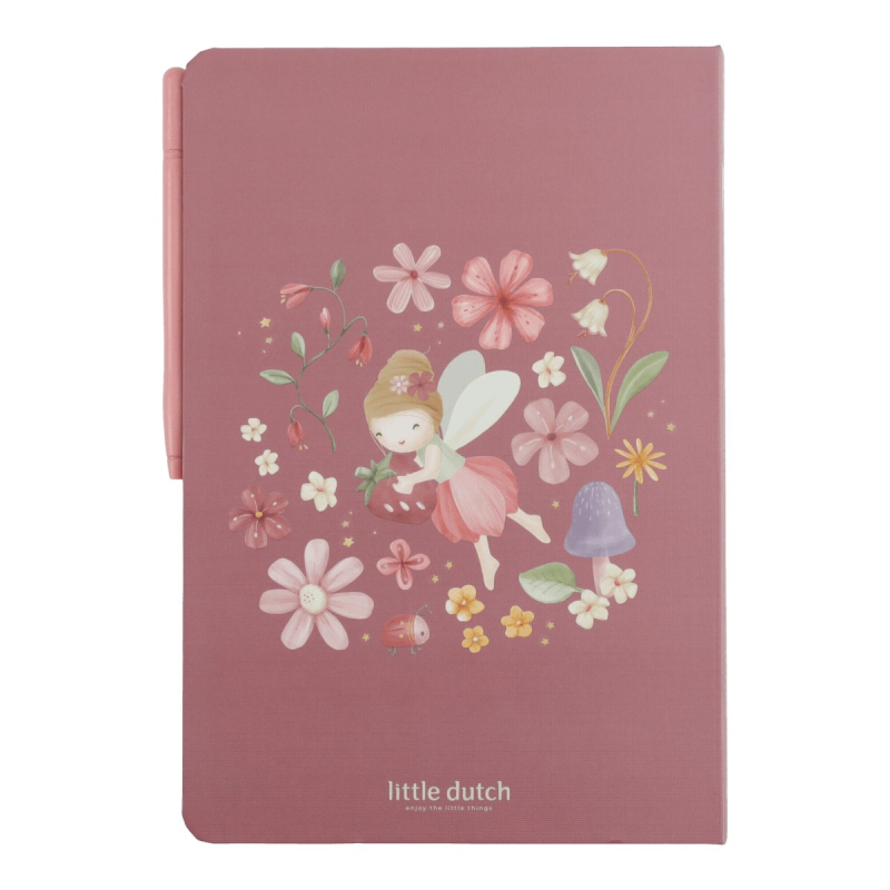 Ružičasta ploča za crtanje Fairy Garden (4 godine+), Little Dutch (LD4782)