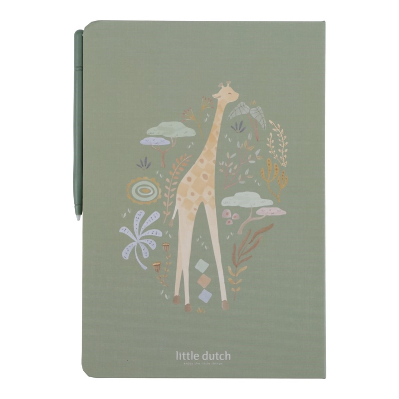 Zelena ploča za crtanje Safari Friends (4 godine+), Little Dutch (LD7491)